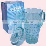 2.0L Super Capacity Plastic Crystal Cooler Water Jug With Handle and Lid thumbnail-2