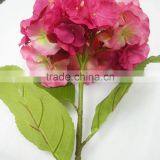 High Quality Handmade Single Stem Wholesale Silk Flower Hydrangea for Wedding Decoration thumbnail-3
