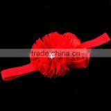 Chiffon Flower and Satin Rose Flower Headband for Kids Hair Accessories thumbnail-5