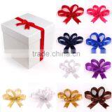 White Double Faced Satin Ribbon Bow thumbnail-3