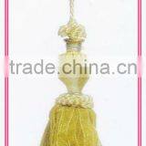 Fancy Beaded Tassel With Ribbon