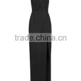 Goddness Cross Front Sexy Nighty Maxi Dresses Cross Strap Ring Back Ball Gown Wedding Dresses 2016 HSD5757 thumbnail-2