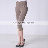 New Design Casual Pants With Half Length ,ladies Crop Pants Wholesale thumbnail-4