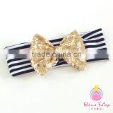 2016 Cotton Hairband Childrens Hair Bows Top Baby Headband thumbnail-2