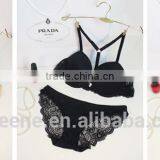 New Arrival Sexy Front Closure Push up Lace Bra Set thumbnail-6