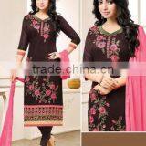 Designer Readymade Embroidery Salwar Suits./frock Suits for Women/wholesale Sweat Suits/tuxedo Suits thumbnail-1