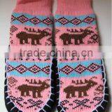 Kids Anti Slip Moccasin Slipper Sock thumbnail-2