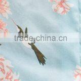 Women Floral Print Pajamas Set Short Sleeve Button Top With Shorts Satin Pattern Pyjama Set thumbnail-6