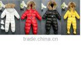 2016 Hot Saling Siamese Trousers Hoody Belt Kid Down Jacket thumbnail-3