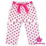 2017 Summer Tank Top Set Frocks Flower Polka Dot Designs Baby Girl Boutique Clothing Sets thumbnail-3