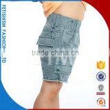 Wholesale Custom Boys Kids Cotton Boys Skinny Shorts thumbnail-3