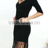 Runwaylover EY2205D New Style 2017 Ladies Fashion Backless Casual Dress thumbnail-3