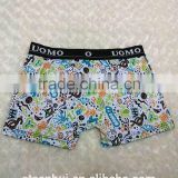 Stylish colorful print male underwear sexy mens sexy boxer briefs