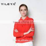 Cute Collar Designed Fashionable Casual Long Sleeve Women Fashion Blouse Shirts thumbnail-1