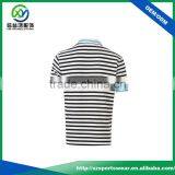 Simple Design Stripe Rid Collar Children Casual Polo T Shirt Wholsale thumbnail-2