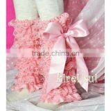 Light Pink Lace Petti Warmers With Light Pink Bow LM6B6 thumbnail-1