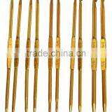 Double Point Golden Handle Crochet Hook Kits Set thumbnail-1
