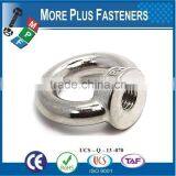 Made in Taiwan A2 Stainless Steel Zinc Coated Zinc Plated Lifting Eye Nut thumbnail-4