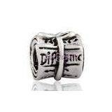 European Style Beads of Diploma Beads With Thick Silver Plating Beads thumbnail-1
