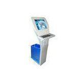 Stand Alone Interactive Bill Payment Kiosk TFT LCD Panel With Steal Keyboard