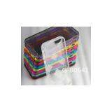 High Quality Tilt Grid Pattern TPU Cover for IPhone 5 thumbnail-1