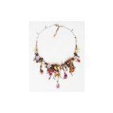 Hong Kong Flower Beads Necklace thumbnail-1