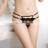 Factory Price Sexy Open Crotch Thong Panties Mature Women Lace G-String Underwear thumbnail-6