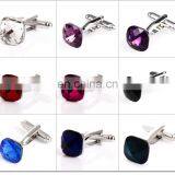 Simple Deluxe Rhinestone Jewelry Unisex Shirt Cufflinks Brand thumbnail-6
