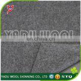 Heavy Woolen Coat Fabric Wool Blend / Grey Wool Fabric