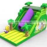 Commercial Grade Palm Inflatable Dry / Wet Slide for Summer Event / Jungle Inflatable Slide