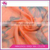Hot Sale Silk Chiffon for Silk Kaftan Floral Watercolor Printed Fabric Colored Silk Chiffon Fabric