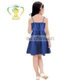 Summer Korean Fashion Children Denim Dress thumbnail-2