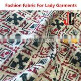 Fabric Importers Recycled Polyester Rayon T/R Yarn Dyed Jacquard Spandex Knit Fabric