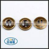 Round Shape 4 Holes Metal Button for Garments Custom Clothing Button thumbnail-2