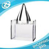 Transparent PVC And With Pocket Shopping Bag thumbnail-4