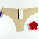 Yun Meng Ni Sexy Underwear Ice Silk Seamless Ladies Panties Plain Colors Women Thongs thumbnail-4