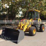 1.2T Hydraulic Mini Front Wheel Loader ZL12F With Snow Tires thumbnail-2