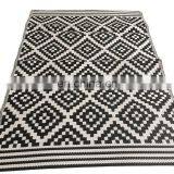 Zhejiang Sanmen Indoor Outdoor Black Braided Rug thumbnail-3