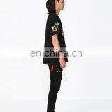 DiZNEW Clothing Manufacturers Custom Mens Cotton Embroidery Plain Black T Shirt thumbnail-5