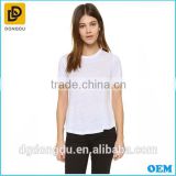 OEM european women's and girl's plus size t shirt