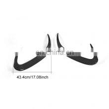 Carbon Fiber Rear Bumper Scoop Fins for Mercedes Benz S-Class S500 S550 S63 S65 AMG Coupe 2-Door 2014-2018 thumbnail-5