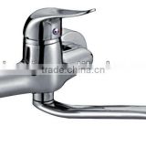 Shower Faucet Bthroom Filter Polish Single Handle Faucet Spool Zinc Alloy Handle Ceramic Spool KL-3275