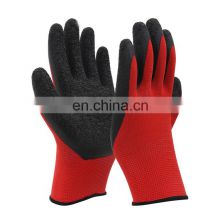 Sunnyhope custom logo abrasion resistant crinkle latex safety gloves