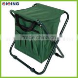 Fold up outdoor stool chair with tool bag HQ-6007L