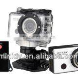 30 Meters Waterproof Full HD 1080P Underwater Sport Camera With Built-in WiFi For Remote Controlling By IPhone/ Android Phones