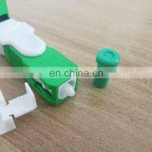 High Quality Green Optical FTTH ESC250D SC APC Fiber Optic Fast Connector thumbnail-2