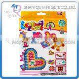 Mini Qute DIY Ironing Hama Perler Beans 3D Jigsaw Heart Pattern Model Building Block Educational Toy (Accept OEM) NO.BT-0053A-3