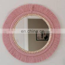 Nursery Wall Decor, Macrame Wall Hanging Woven Round Hanging Decoration thumbnail-3