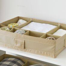 Customized Wardrobe Bra Divider Organizer Foldable Closet Fabric Storage Boxes Underwear Socks Drawer Organizers thumbnail-2