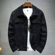 Outdoor Denim Fashion Color Casual Sports Windproof Men's Long Sleeves Loose Jacket thumbnail-4